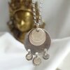 tara necklace mooki jewellery silver ethnic circle pendant