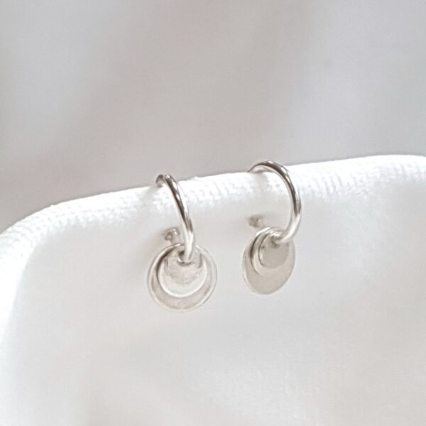 baby tara hoops mooki jewellery silver small earrings