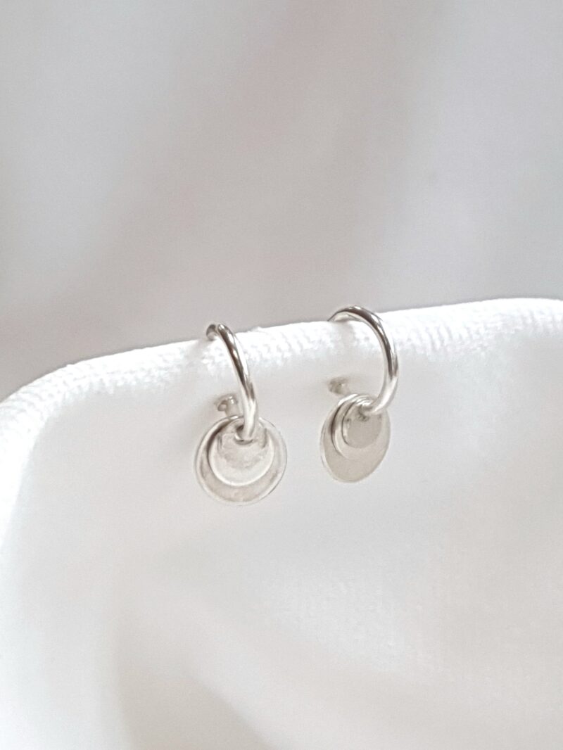 baby tara hoops mooki jewellery silver small earrings