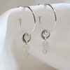 triple tara hoops mooki jewellery silver maxi earrings