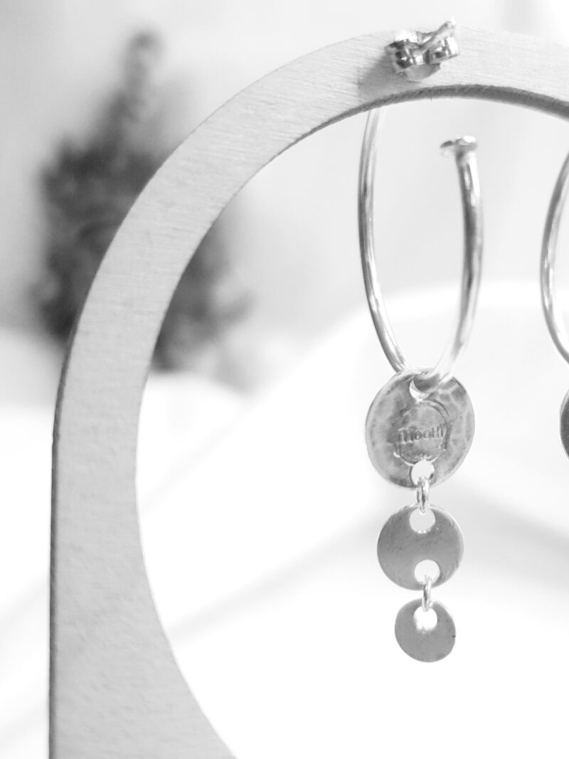 triple tara hoops mooki jewellery silver maxi earrings