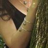 surya bangle sun goddess sunshine face luxury recycled sterling silver hand made unique mooki jewellery