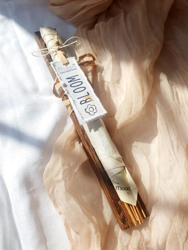 mooki bloom incense hand rolled india masala handcrafted authentic agarbatti