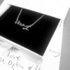 signature 3D handwriting necklace mooki jewellery