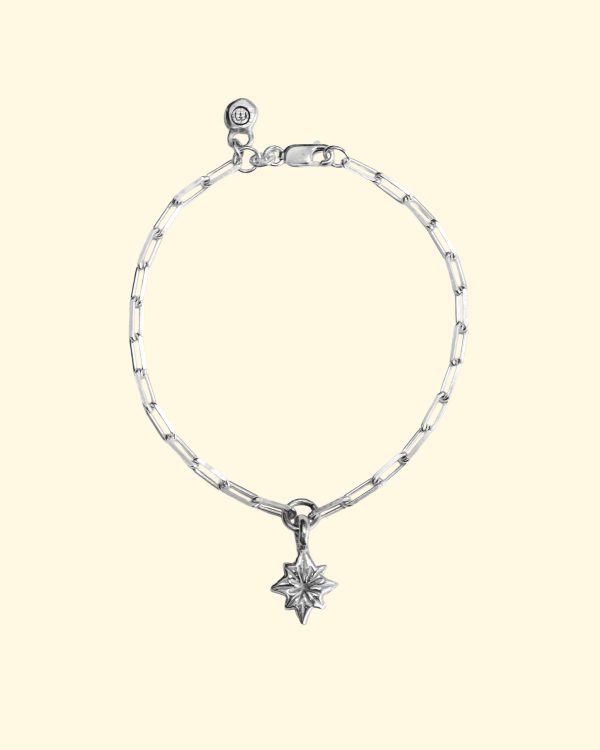 polaris bracelet north star luxury recycled sterling silver hand made unique mooki jewellery