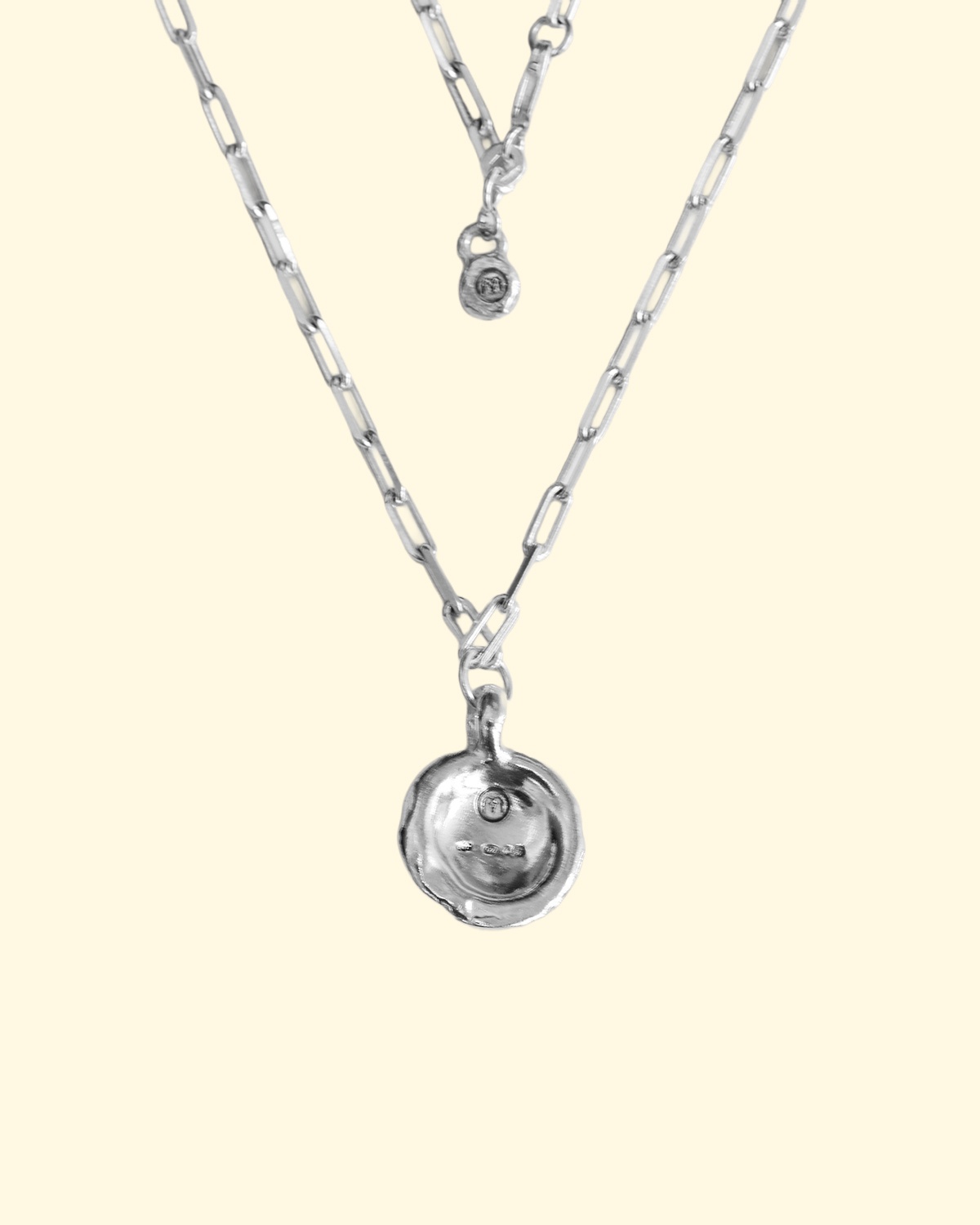 surya trace necklace sun goddess face luxury recycled sterling silver hand made unique mooki jewellery