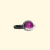 pink sapphire ring ooak one of a kind unique gemstone handmade mooki jewellery