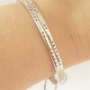 family tree bangle double two heart name personalised engraved hand stamped luxury recycled sterling silver hand made unique mooki jewellery