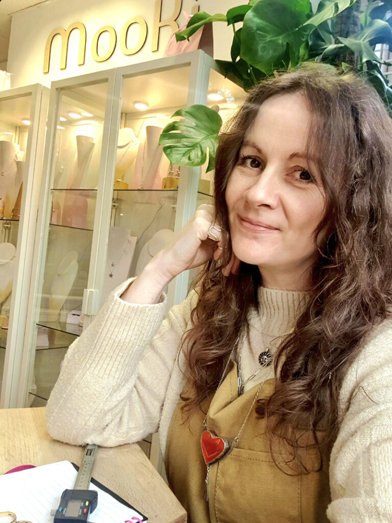 MooKi Jewellery Owner Founder Jeweller Silversmith Clare Gladding