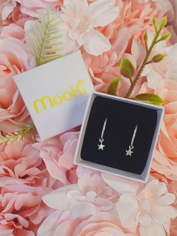 mooki baby star hoops