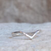 mooki wish ring wishbone v shaped ring