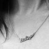 signature handwriting necklace pendant 3d mooki jewellery