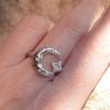 celeste ring mooki jewellery moon star ring chunky sterling silver british designer