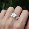 mooki jewellery cleethorpes grimsby wonky flower groovy bloom ring smiley