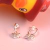 mooki jewellery lucky duckies silver ducks hoops