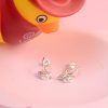 mooki jewellery lucky duckies silver ducks hoops