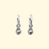 worlds smallest avocados charm hoops silver earrings mooki jewellery
