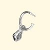 worlds smallest avocados charm hoops silver earrings mooki jewellery