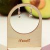 worlds smallest avocados charm hoops silver earrings mooki jewellery