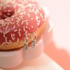 dinky donuts silver hoops earrings mooki jewellery