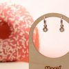 dinky donuts silver hoops earrings mooki jewellery