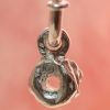 dinky donuts silver hoops earrings mooki jewellery