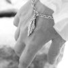 guardian bracelet belcher feather spiritual sentimental memorial uxury recycled sterling silver hand made unique mooki jewellery