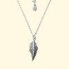 guardian necklace belcher feather spiritual sentimental memorial uxury recycled sterling silver hand made unique mooki jewellery