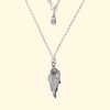 guardian necklace belcher feather spiritual sentimental memorial uxury recycled sterling silver hand made unique mooki jewellery