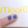 peace studs cnd tiny recycled sterling silver earrings mooki jewellery handmade unique