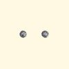 surya studs tiny sun face recycled sterling silver earrings mooki jewellery handmade unique