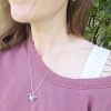 lucky ducky necklace chunky duck bird animal luxury recycled sterling silver hand made unique mooki jewellery